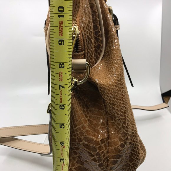 Michael Kors Snake Print Leather CrossBody Bag - Picture 3 of 10